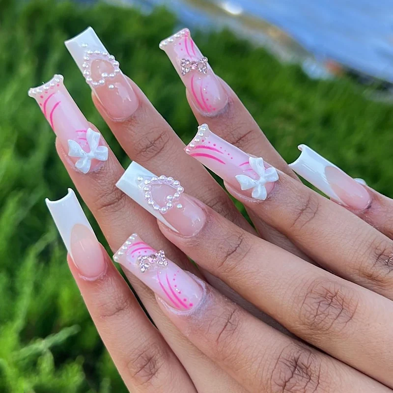 Elegant Decorative 3D Nail Extensions Stornfield