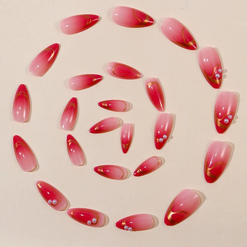Elegant 3D Pearl Accent Nail Art Extensions Stornfield