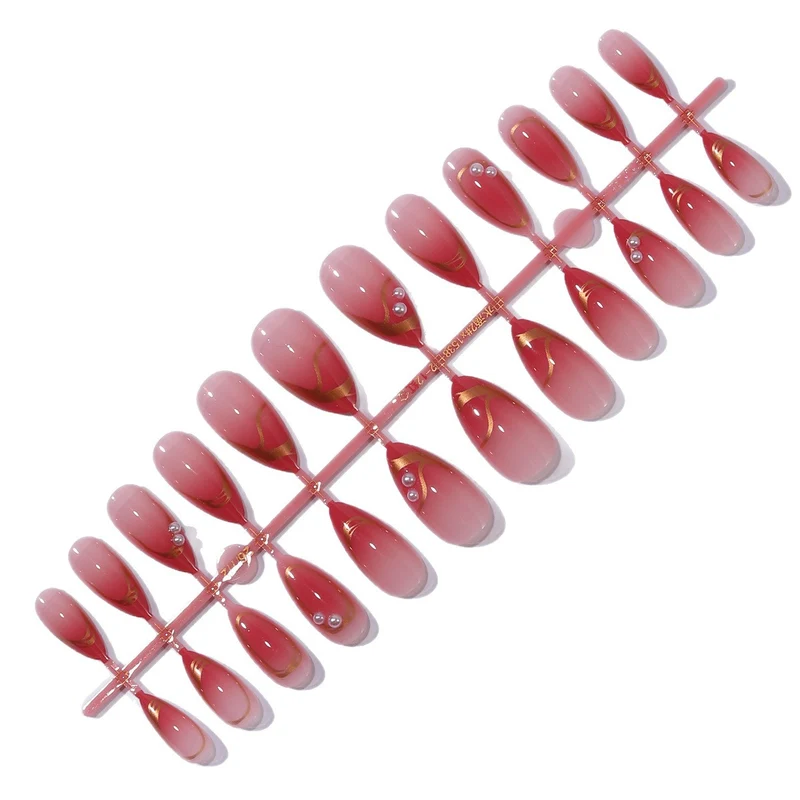 Elegant 3D Pearl Accent Nail Art Extensions Stornfield