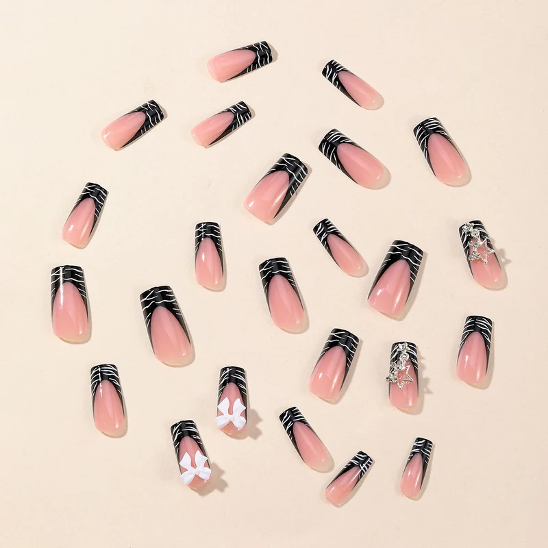 Elegant 3D Nail Art Extensions with Floral Accents Stornfield