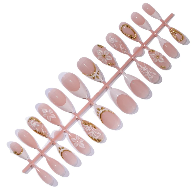 Elegant 3D Floral Nail Art Extensions Stornfield 1789713160
