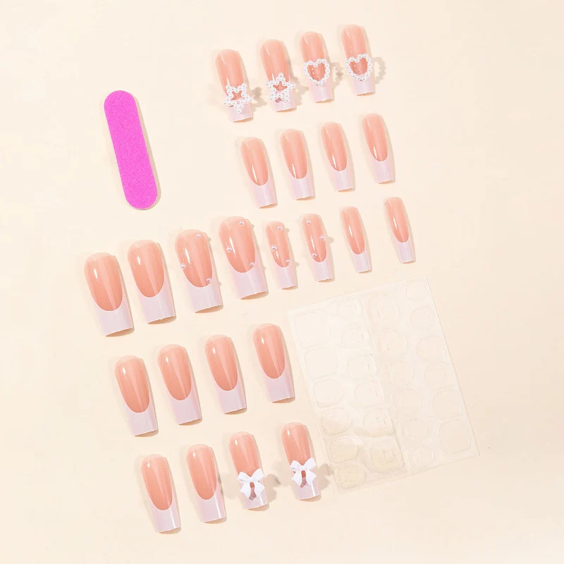Elegant 3D Decorative Acrylic Nail Art Extensions Stornfield