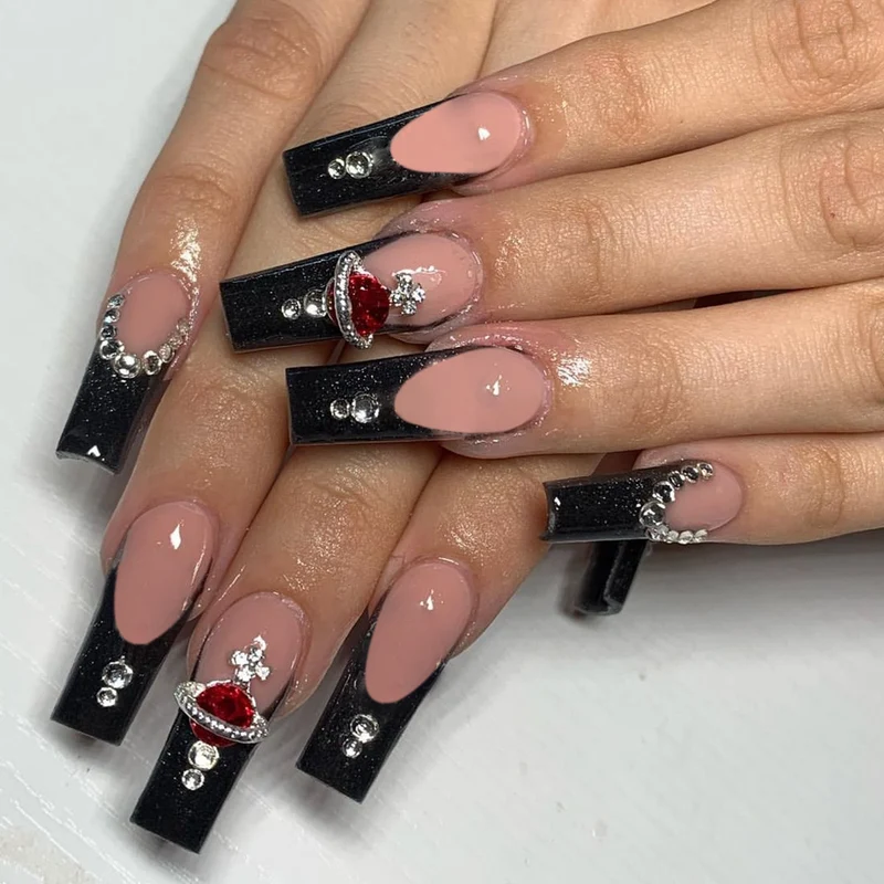 Elegant 3D Acrylic Nail Art Set Stornfield
