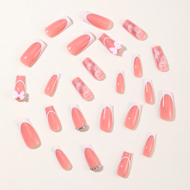 Elegant 3D Acrylic Nail Art Extensions Stornfield
