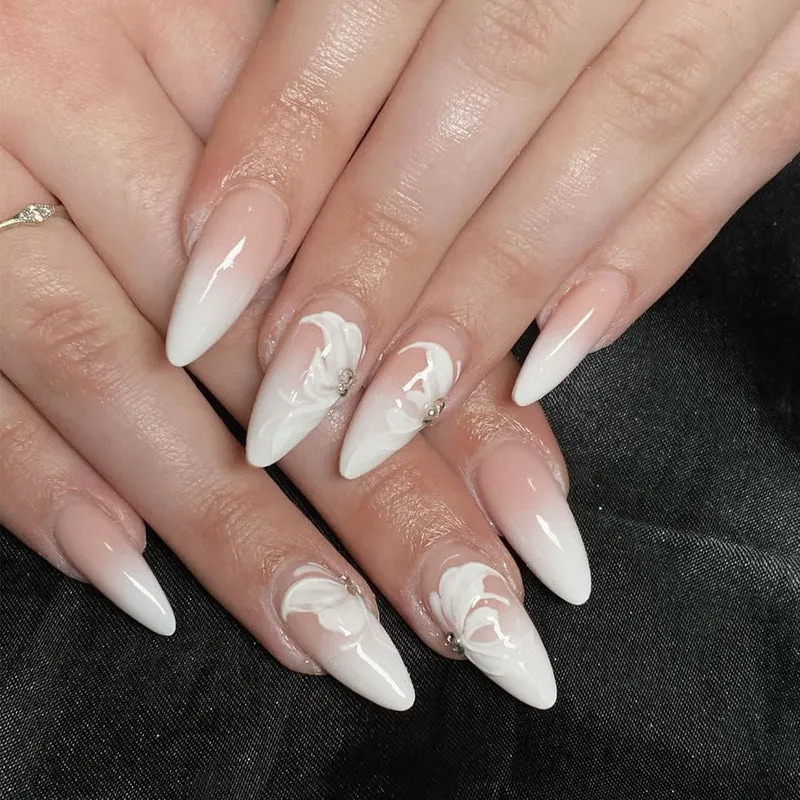 Elegant 3D Acrylic Nail Art Stornfield
