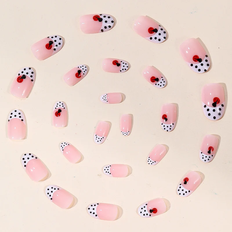 Designer French Tip Nail Art Stornfield