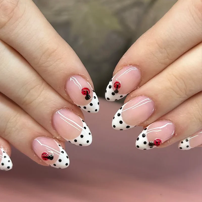 Designer French Tip Nail Art Stornfield