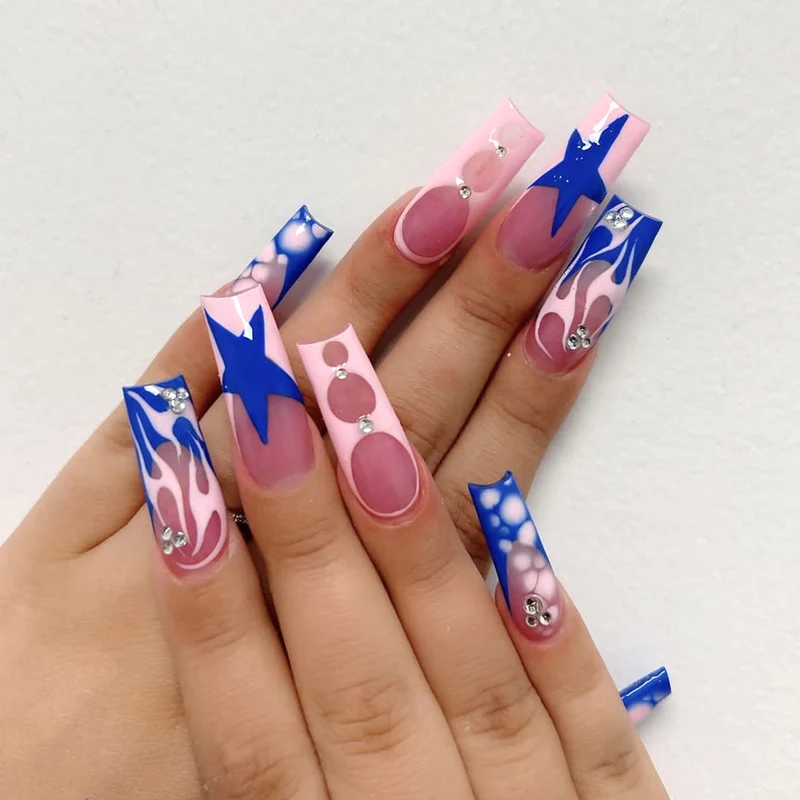 Designer Acrylic Nail Art Stornfield