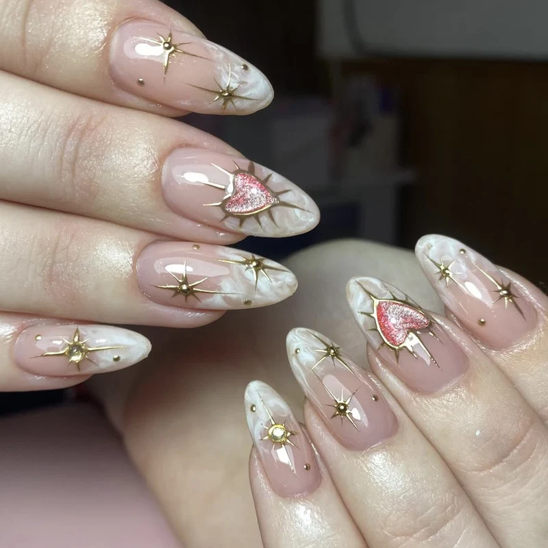 Decorative Stiletto Nail Art Extensions Stornfield 1789713453