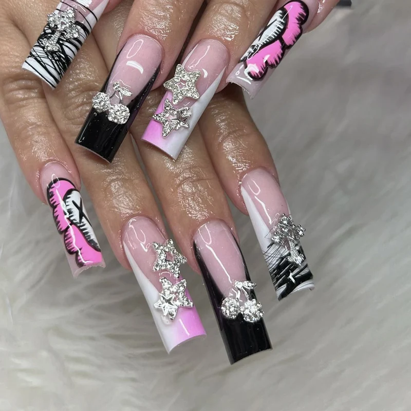 Decorative Statement Nail Art Extensions Stornfield