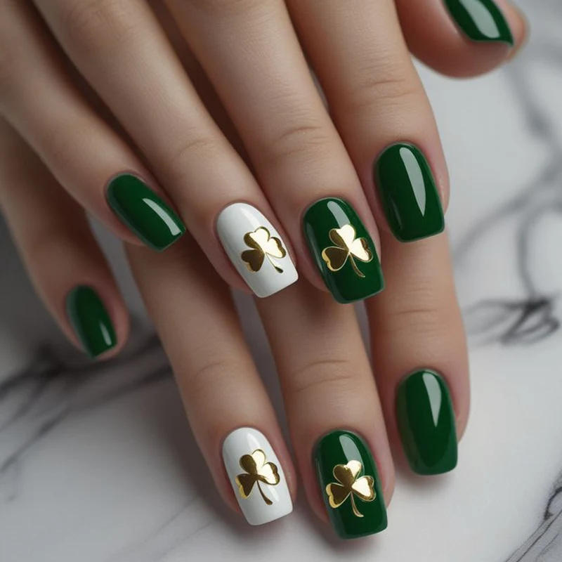 Decorative Shamrock Nail Art Set Stornfield