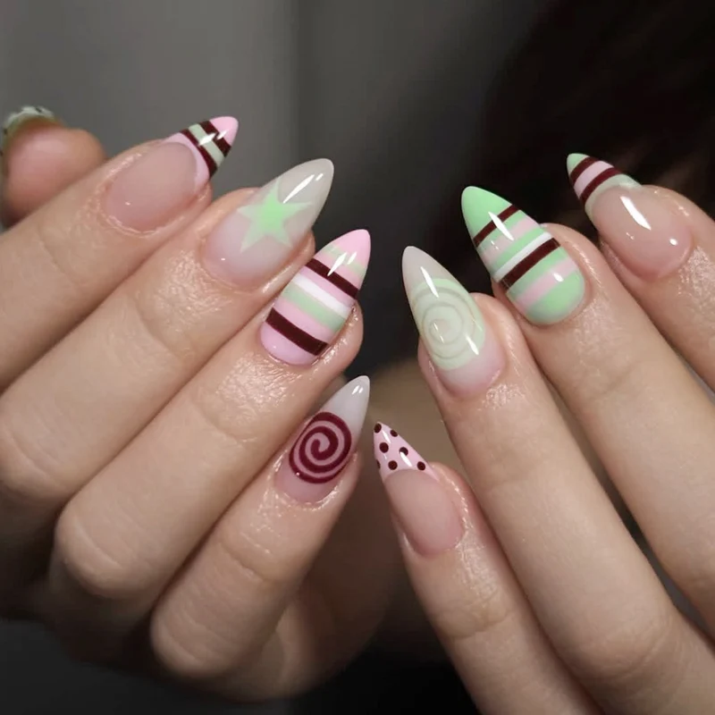 Artistic Gel Nail Art Extensions Stornfield