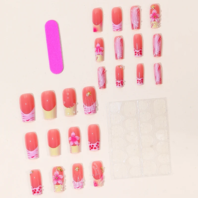 Artistic Floral Nail Art Set Stornfield