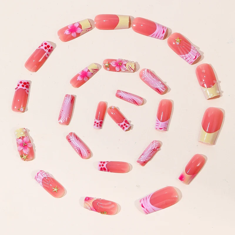 Artistic Floral Nail Art Set Stornfield