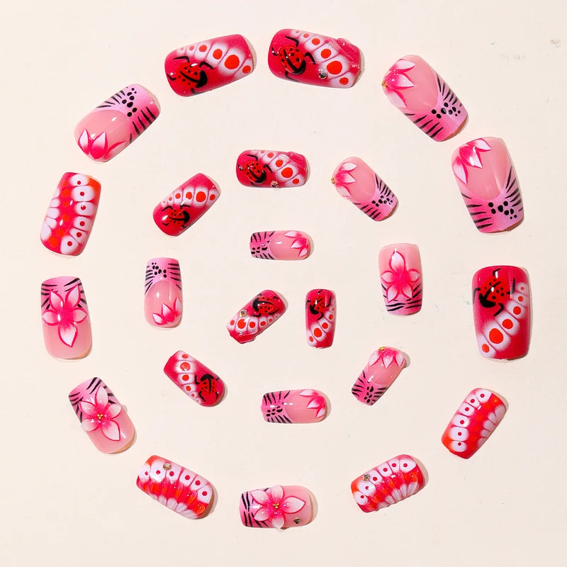 Artistic Floral Nail Art Extensions Stornfield 1789713157