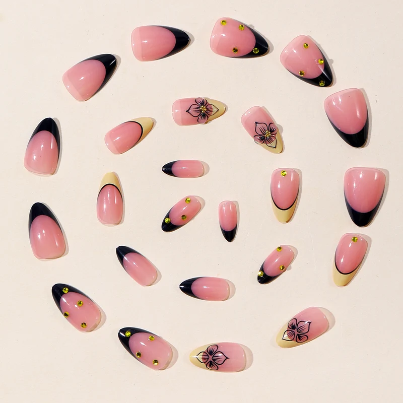Artistic Floral Design Nail Art Stornfield