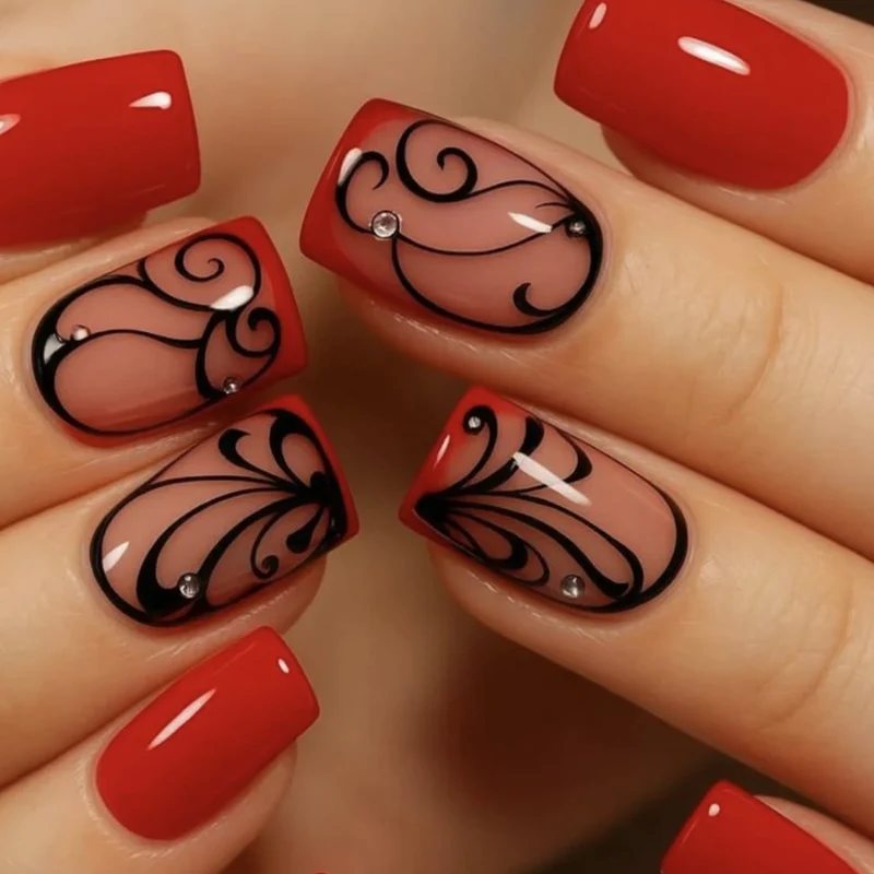 Artistic Elegant Nail Art Extensions Stornfield