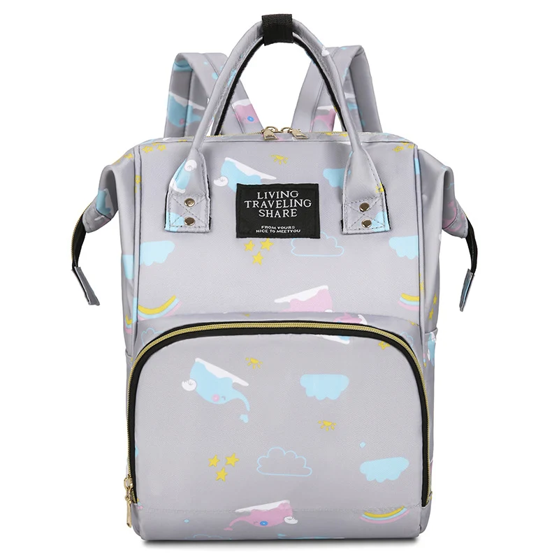 Verspielt bedruckter multifunktionaler Baby-Rucksack Karnz