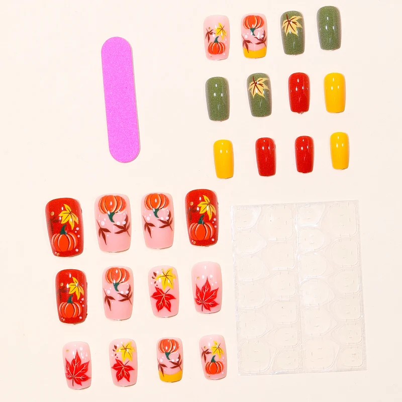 Artistic Seasonal Nail Art Design Stornfield