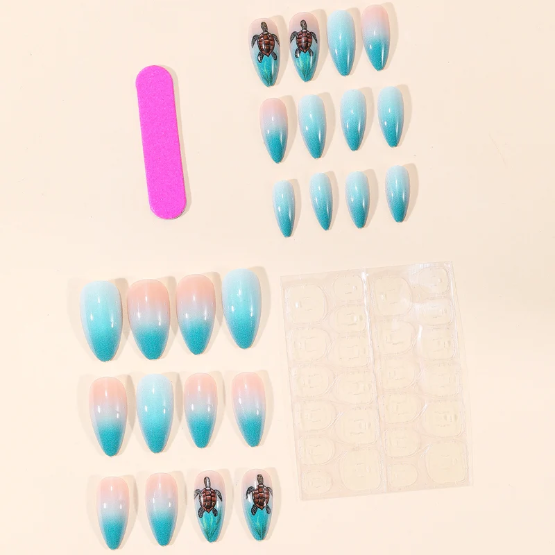 Artistic Sea Turtle Nail Art Stornfield