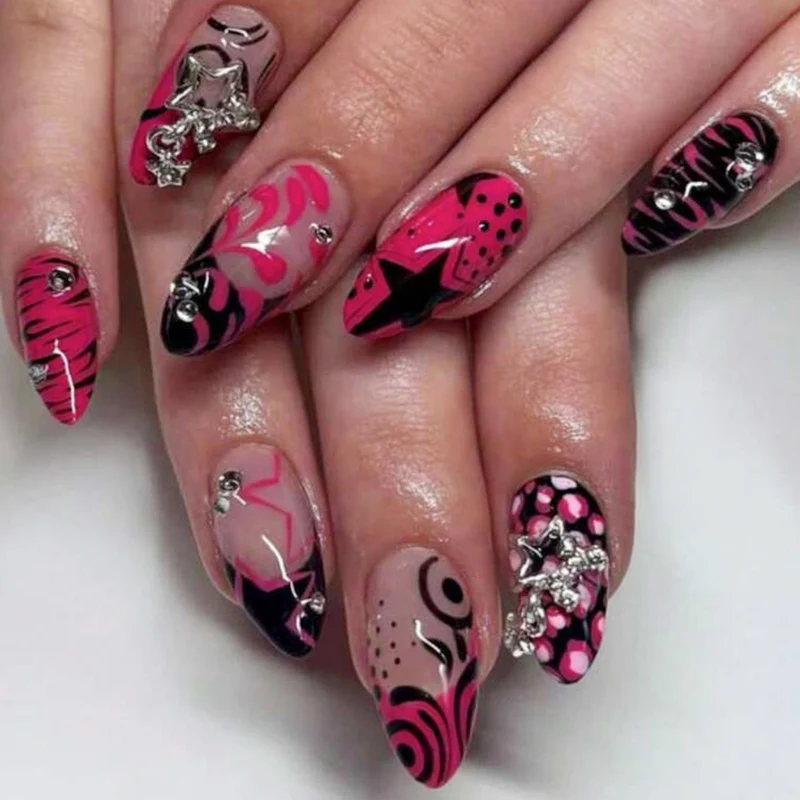 Artistic Press-On Nail Extensions Stornfield