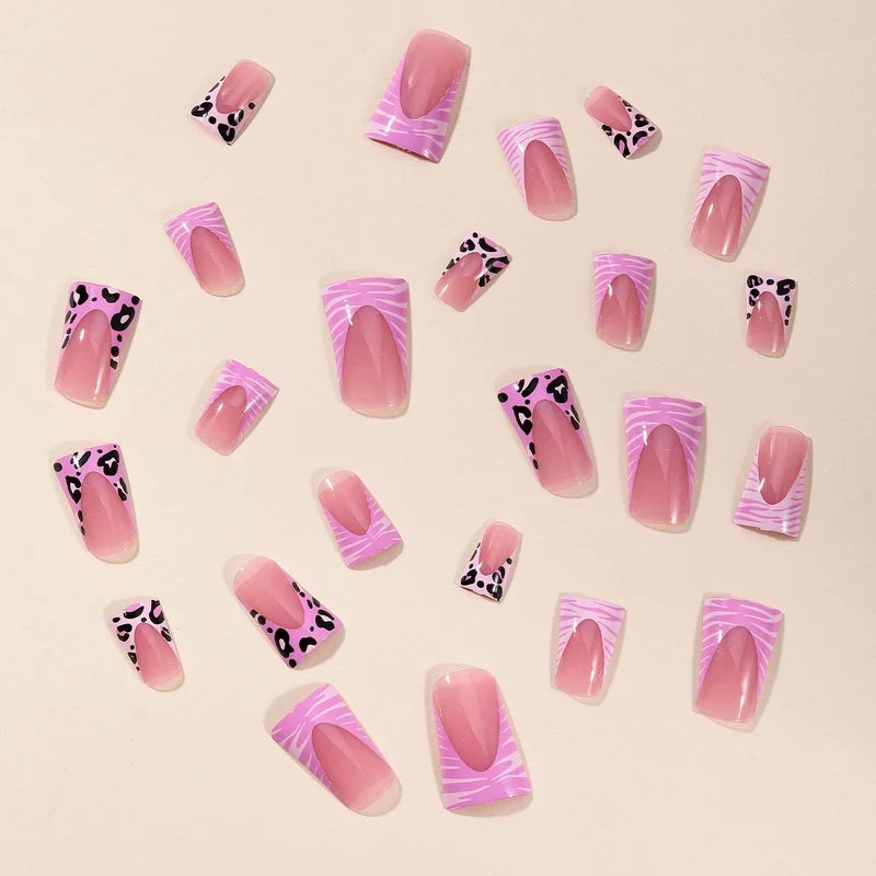 Artistic Leopard Print Stiletto Nail Extensions Stornfield