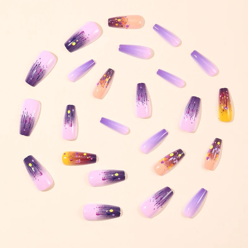 Artistic Gradient Nail Extensions Stornfield