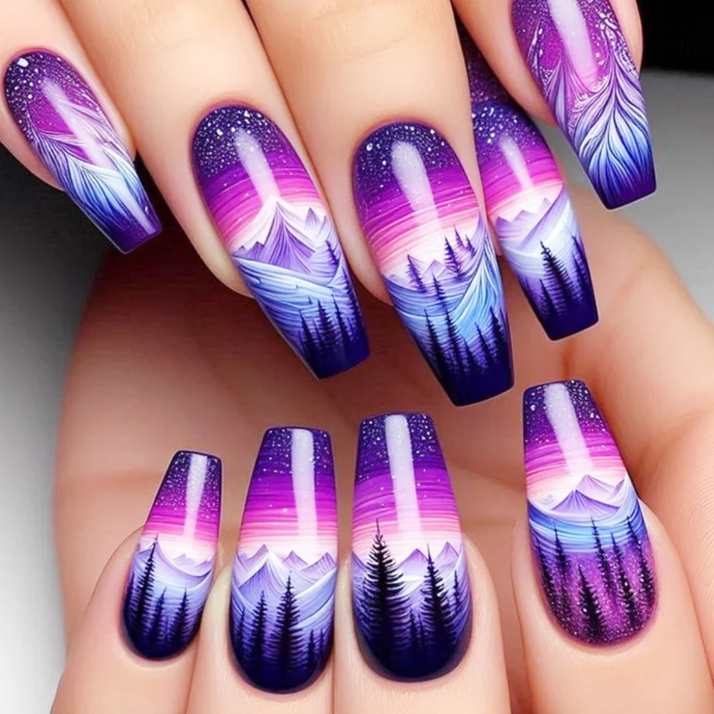 Artistic Gradient Nail Art Design Stornfield