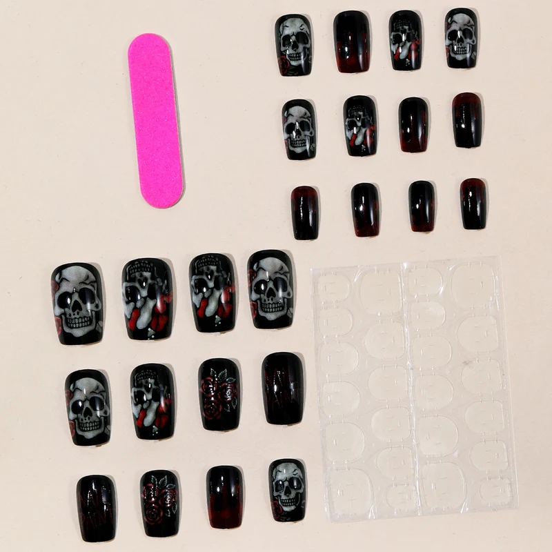 Artistic Gothic Nail Art Extensions Stornfield