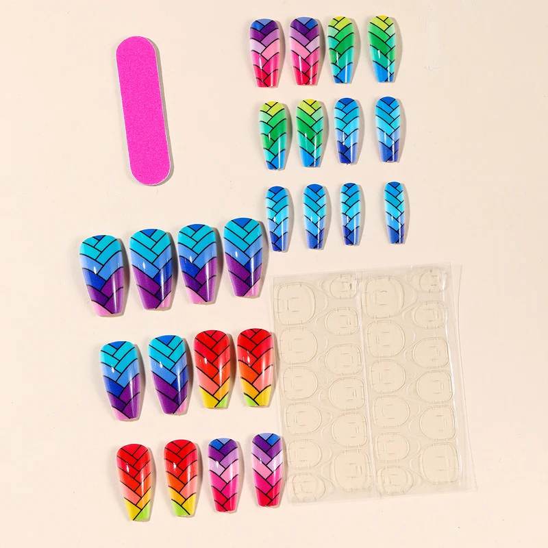 Colorful Braided Nail Art Set Stornfield