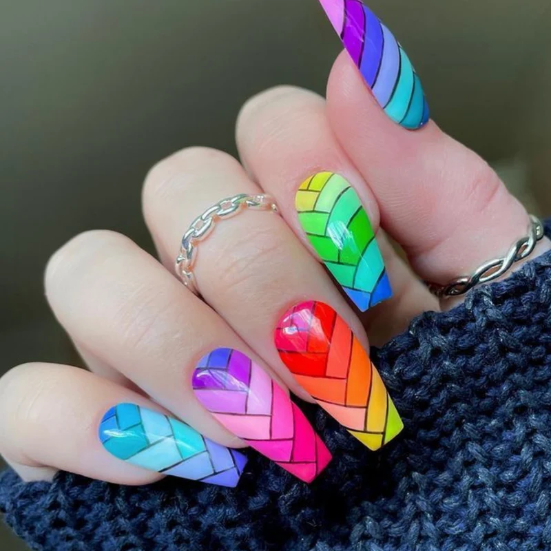Colorful Braided Nail Art Set Stornfield
