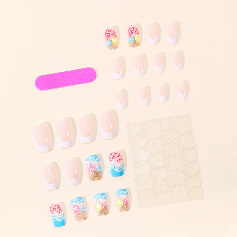 Coastal Ocean-Inspired Nail Art Extensions Stornfield