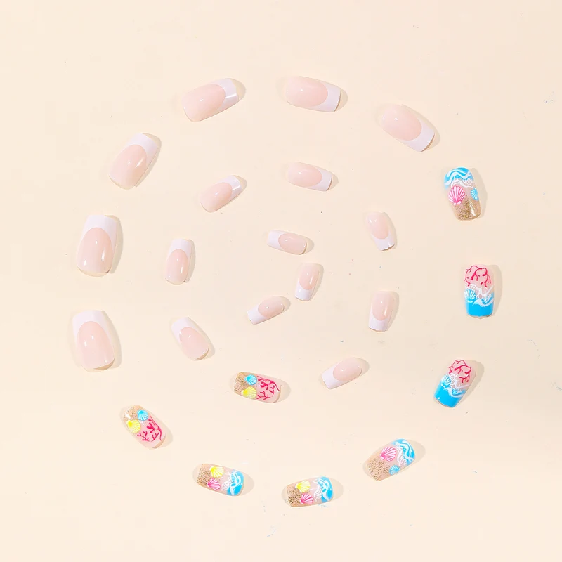 Coastal Ocean-Inspired Nail Art Extensions Stornfield
