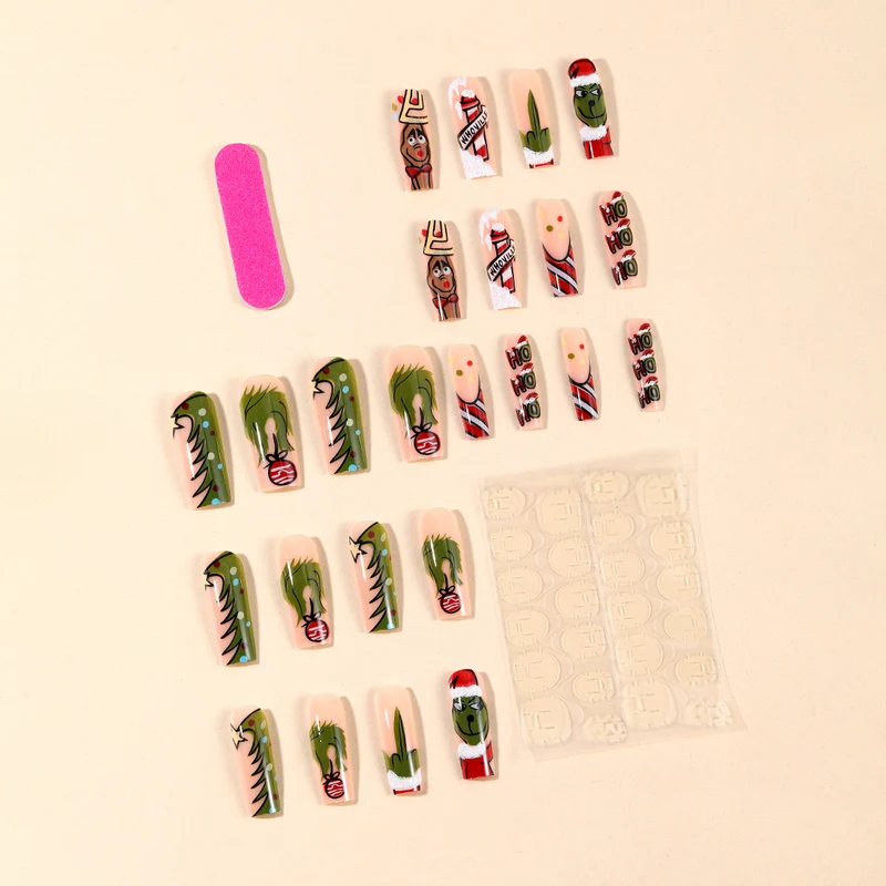 Christmas-Themed 3D Nail Art Set Stornfield