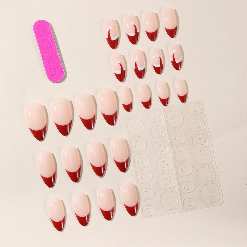 Chic French Tip Nail Art Set Stornfield