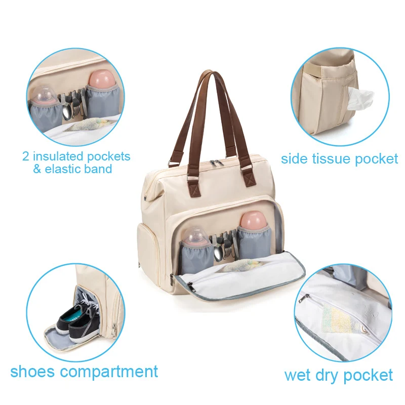 Vielseitige Wickeltasche Karnz