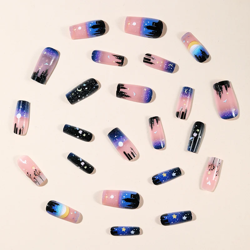 Celestial Themed Nail Art Design Stornfield