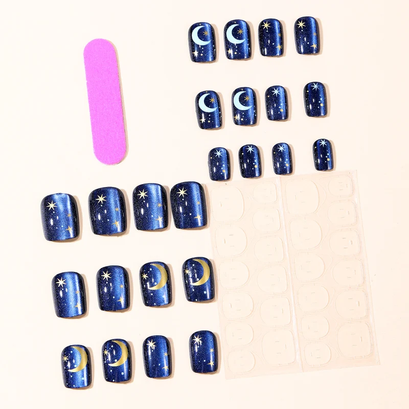 Celestial Night Sky Nail Art Extensions Stornfield