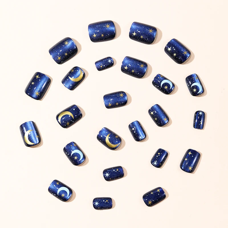 Celestial Night Sky Nail Art Extensions Stornfield