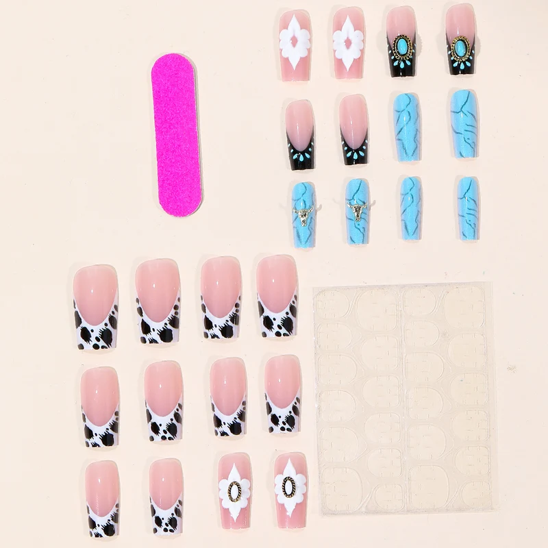 Bohemian Floral Nail Art Extensions Stornfield