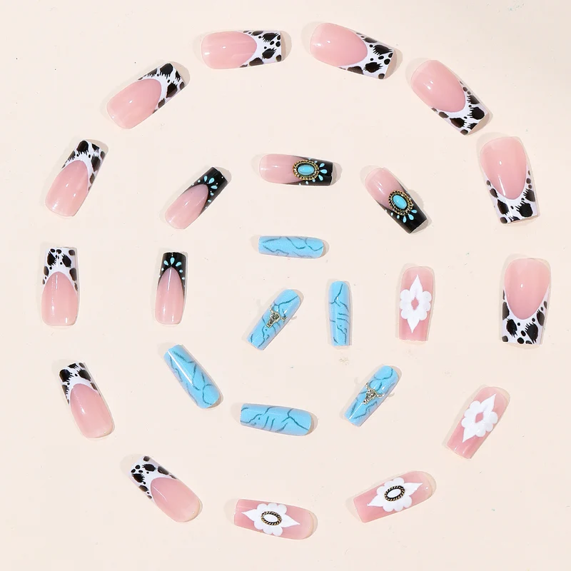Bohemian Floral Nail Art Extensions Stornfield