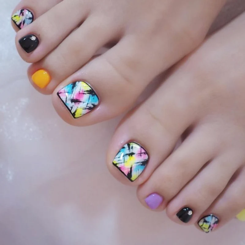 Artistic Toe Nail Art Designs Stornfield