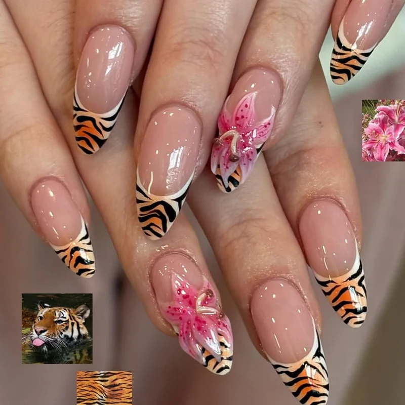 Artistic Stiletto Nail Design Stornfield