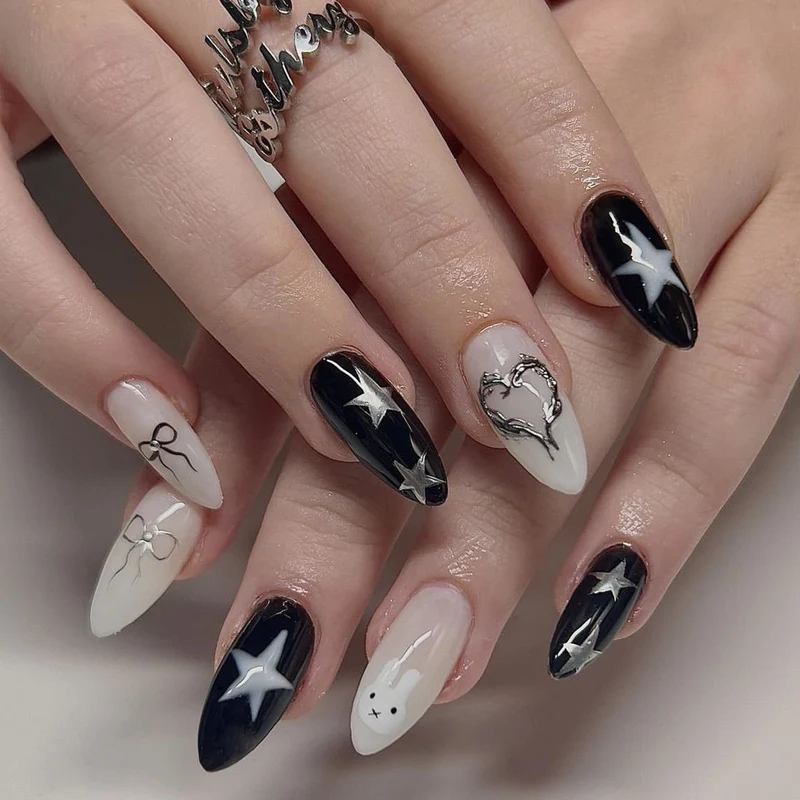 Artistic Stiletto Nail Art Extensions Stornfield 1789713479