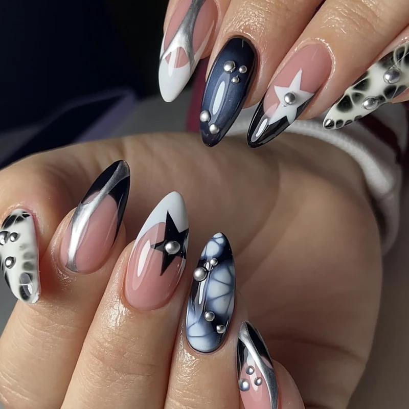 Artistic Stiletto Nail Art Extensions Stornfield 1789713373