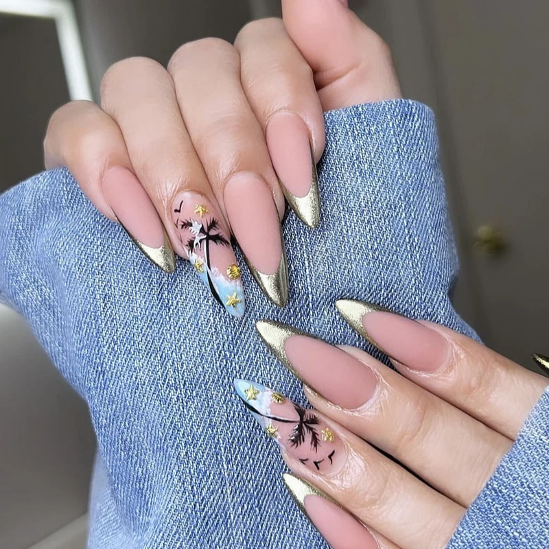 Artistic Stiletto Nail Art Stornfield