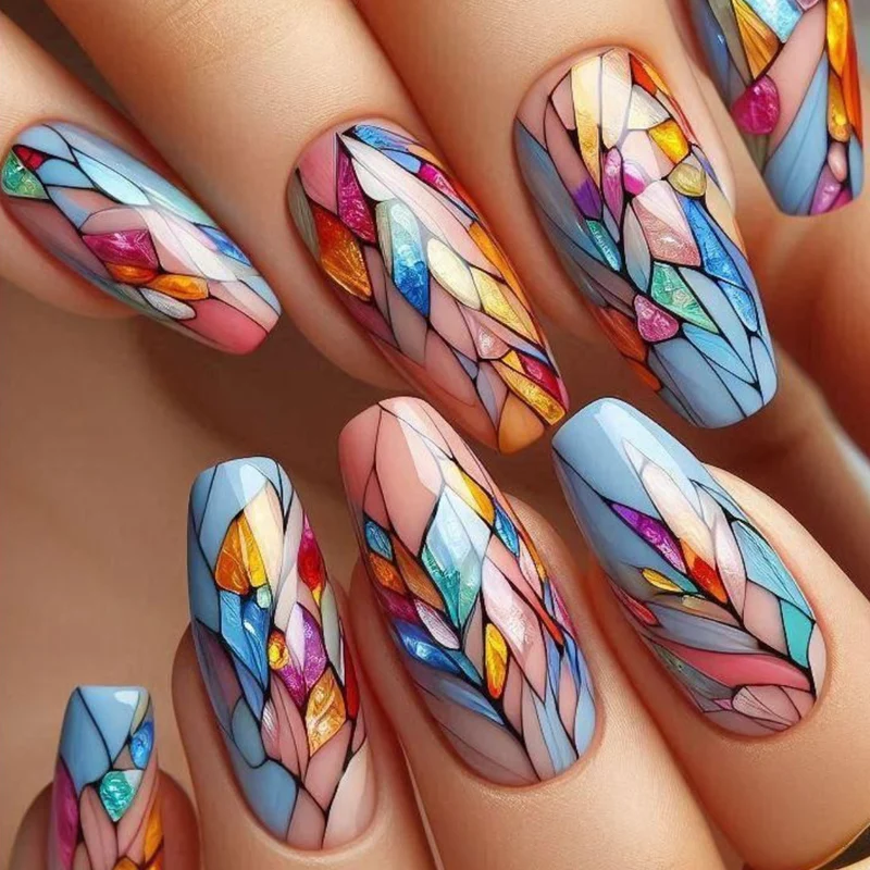 Artistic Stained Glass Nail Art Kit Stornfield