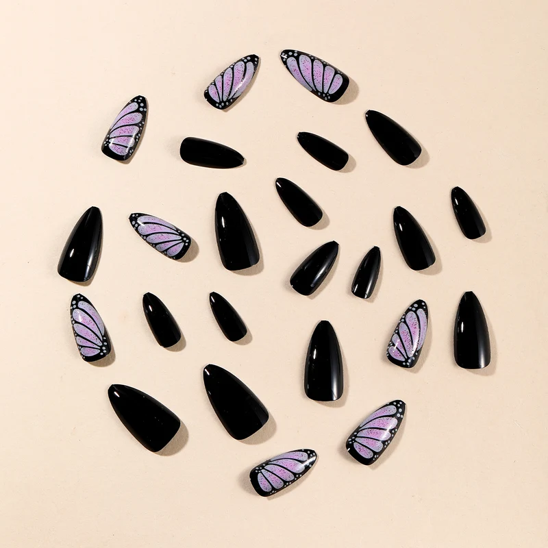 Artistic Butterfly Nail Art Extensions Stornfield