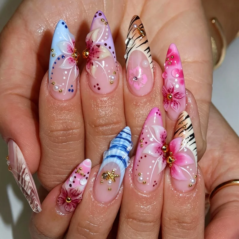 Artistic Acrylic Nail Extensions Stornfield