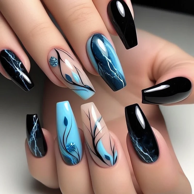 Artistic Acrylic Nail Art Extensions Stornfield 1789713426